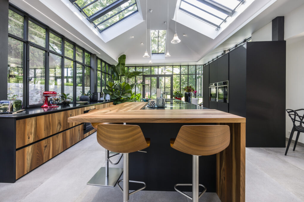 implantation cuisine sur mesure avec Ai Concept cuisiniste haut de gamme 77